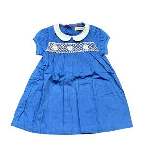 NWOT Baby Boden Smocked Sheep Dress 12-18 months
